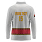 Afro Angola Football Custom Long Sleeve Polo Shirt Go Palancas Negras - African Pride