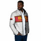 Custom Angola Football Padded Jacket Avante Palancas Negras - White