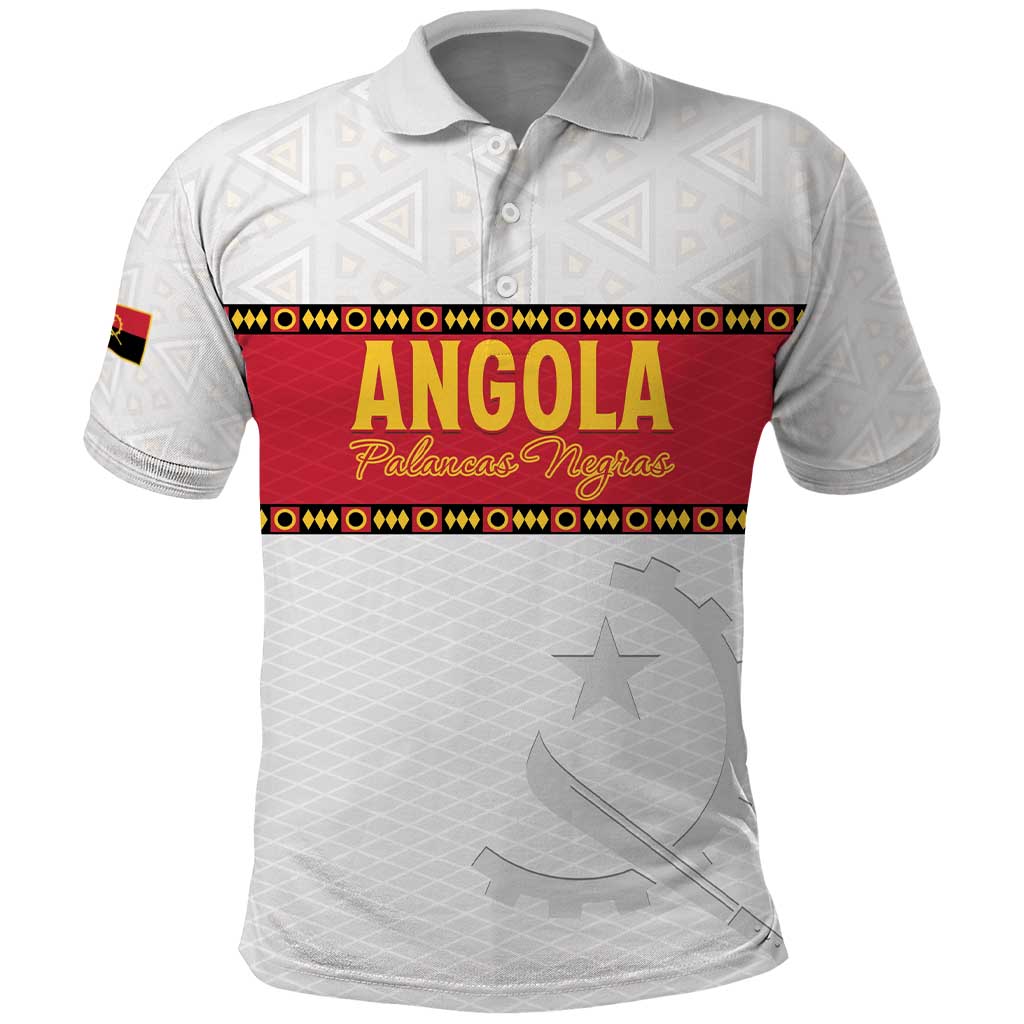 Afro Angola Football Custom Polo Shirt Go Palancas Negras - African Pride