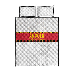 Afro Angola Football Quilt Bed Set Go Palancas Negras - African Pride