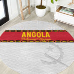 Afro Angola Football Round Carpet Go Palancas Negras - African Pride
