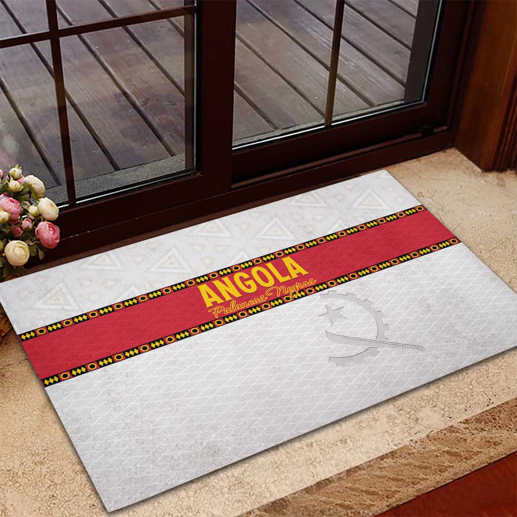 Afro Angola Football Rubber Doormat Go Palancas Negras - African Pride