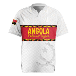 Afro Angola Football Custom Rugby Jersey Go Palancas Negras - African Pride