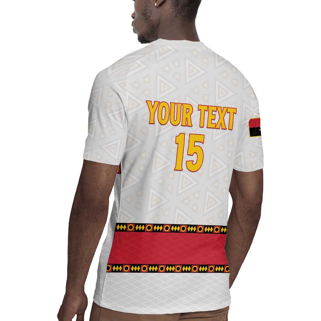 Afro Angola Football Custom Rugby Jersey Go Palancas Negras - African Pride