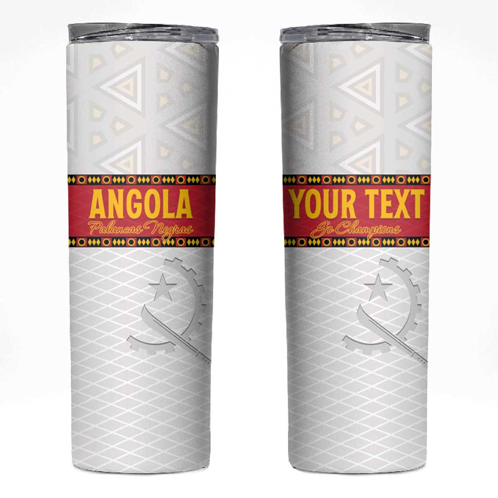 Afro Angola Football Custom Skinny Tumbler Go Palancas Negras - African Pride