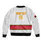 Afro Angola Football Custom Sleeve Zip Bomber Jacket Go Palancas Negras - African Pride