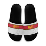 Angola Football Slide Sandals Avante Palancas Negras - White