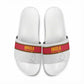 Angola Football Slide Sandals Avante Palancas Negras - White