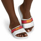 Angola Football Slide Sandals Avante Palancas Negras - White