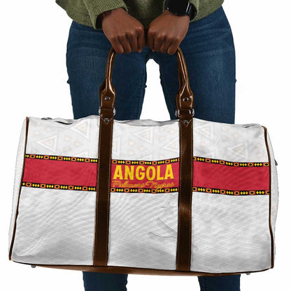 Angola Football Travel Bag Avante Palancas Negras - White