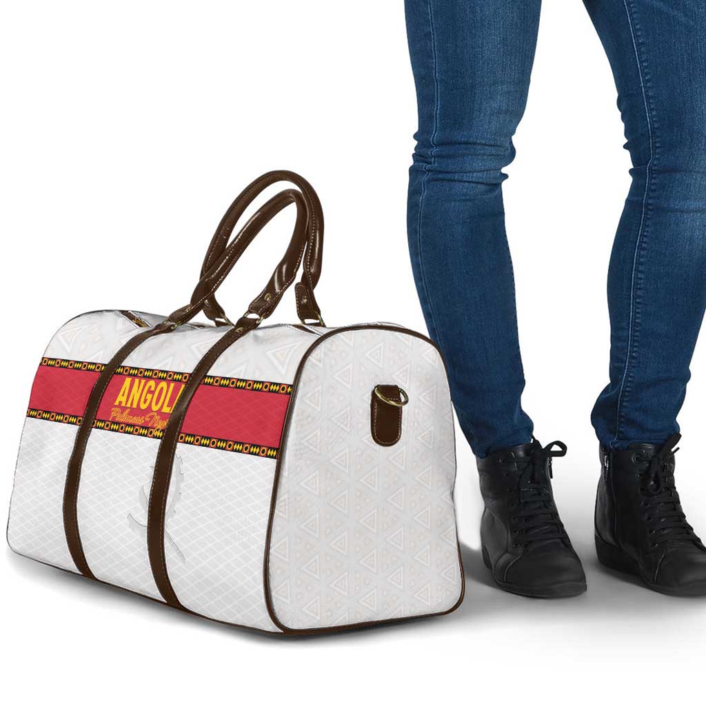 Angola Football Travel Bag Avante Palancas Negras - White