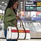Angola Football Travel Bag Avante Palancas Negras - White