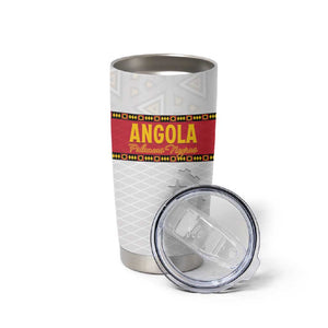 Afro Angola Football Custom Tumbler Cup Go Palancas Negras - African Pride
