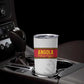 Afro Angola Football Custom Tumbler Cup Go Palancas Negras - African Pride