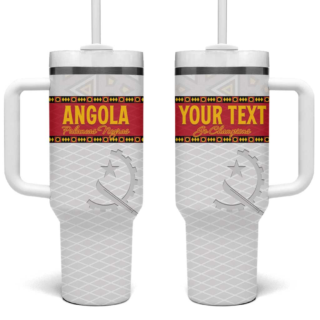 Afro Angola Football Custom Tumbler With Handle Go Palancas Negras - African Pride