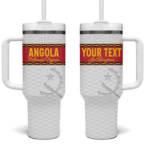 Afro Angola Football Custom Tumbler With Handle Go Palancas Negras - African Pride