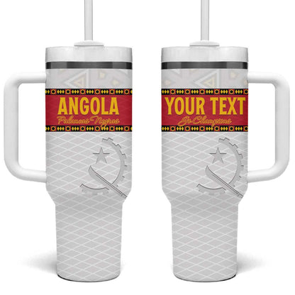 Afro Angola Football Custom Tumbler With Handle Go Palancas Negras - African Pride