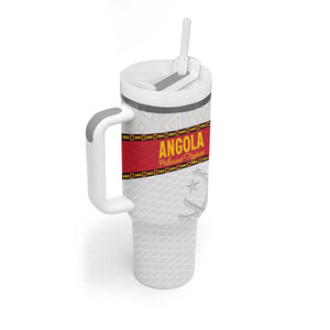 Afro Angola Football Custom Tumbler With Handle Go Palancas Negras - African Pride