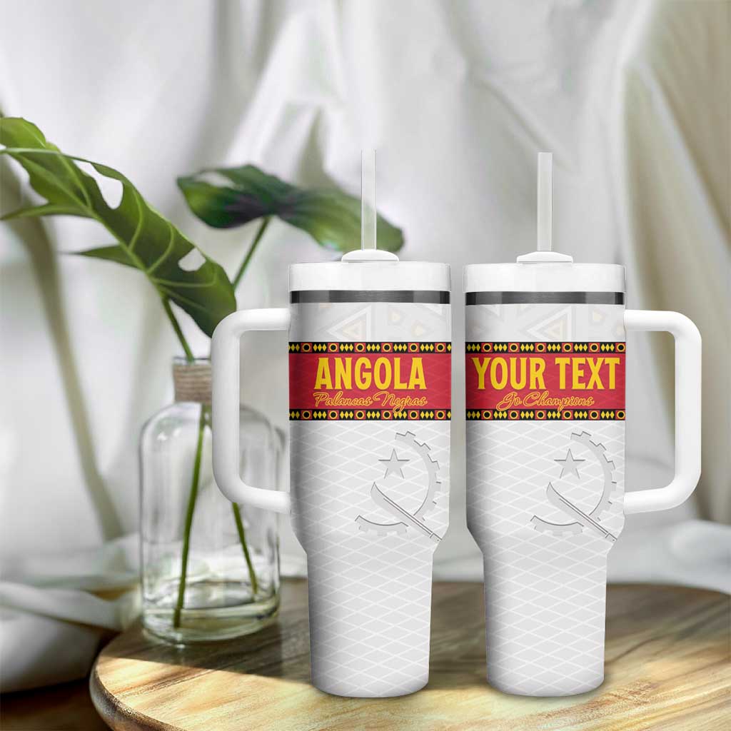 Afro Angola Football Custom Tumbler With Handle Go Palancas Negras - African Pride