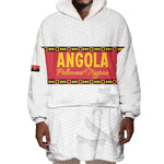 Afro Angola Football Custom Wearable Blanket Hoodie Go Palancas Negras - African Pride