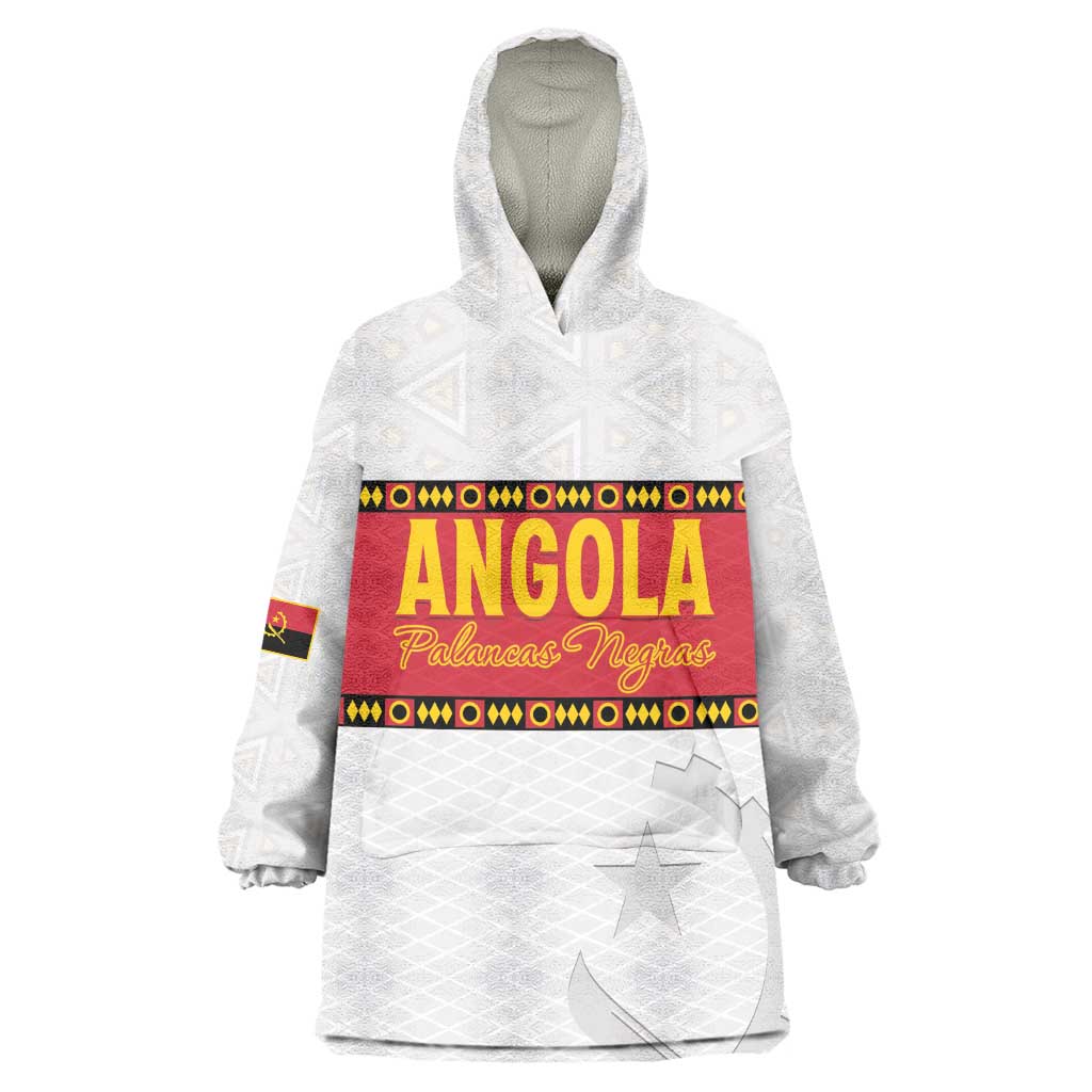Afro Angola Football Custom Wearable Blanket Hoodie Go Palancas Negras - African Pride