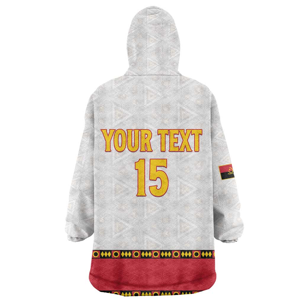 Afro Angola Football Custom Wearable Blanket Hoodie Go Palancas Negras - African Pride
