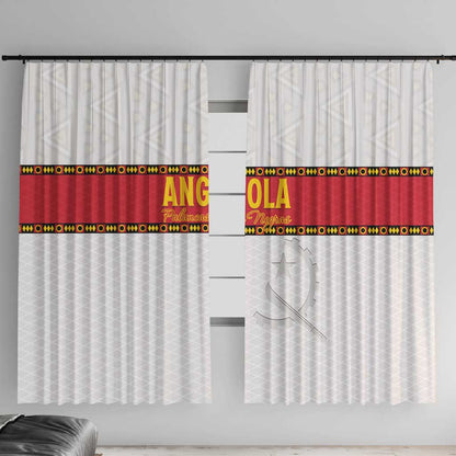 Afro Angola Football Window Curtain Go Palancas Negras - African Pride