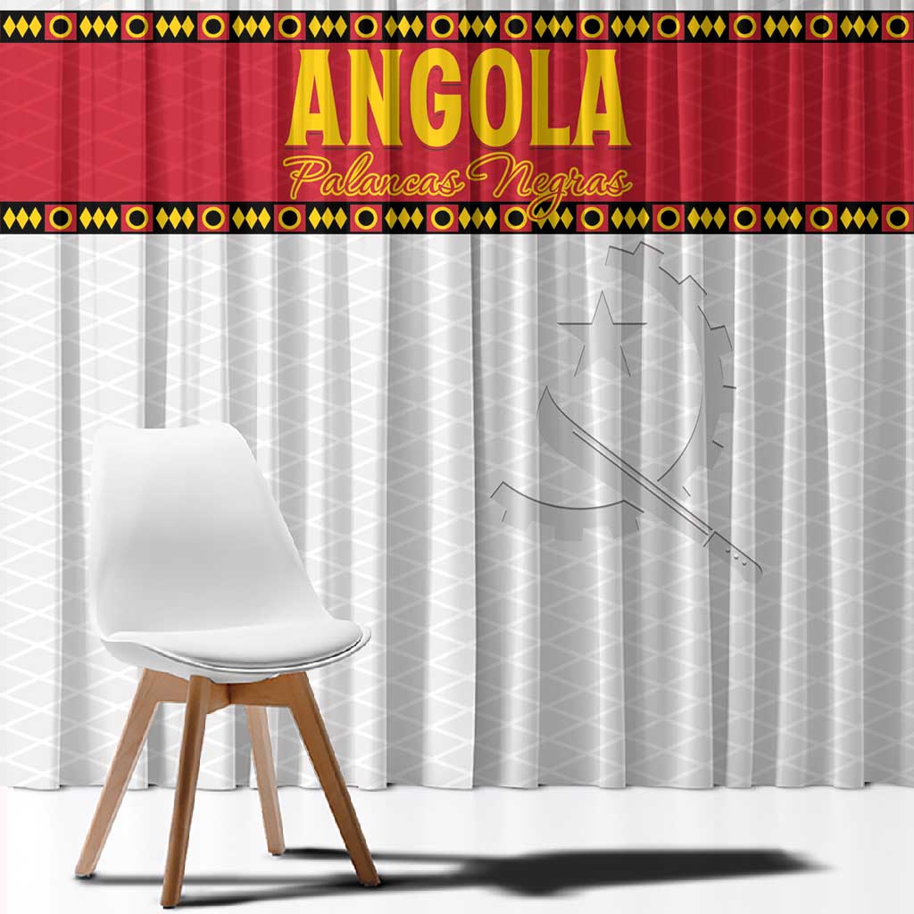 Afro Angola Football Window Curtain Go Palancas Negras - African Pride