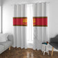 Afro Angola Football Window Curtain Go Palancas Negras - African Pride