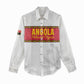 Afro Angola Football Custom Women Casual Shirt Go Palancas Negras - African Pride