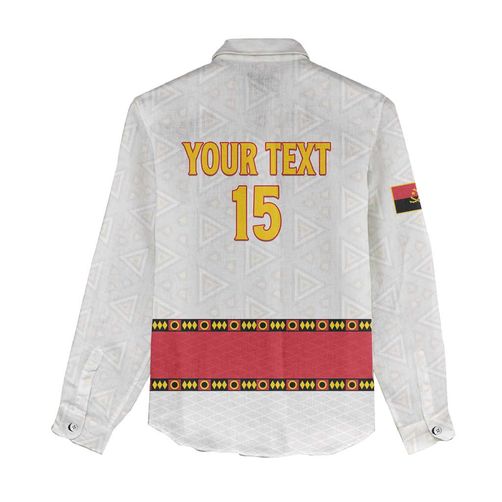 Afro Angola Football Custom Women Casual Shirt Go Palancas Negras - African Pride