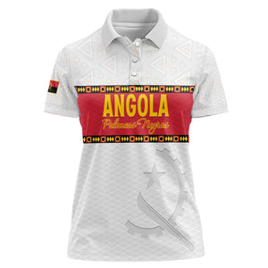 Afro Angola Football Custom Women Polo Shirt Go Palancas Negras - African Pride