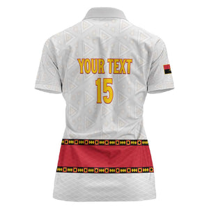 Afro Angola Football Custom Women Polo Shirt Go Palancas Negras - African Pride