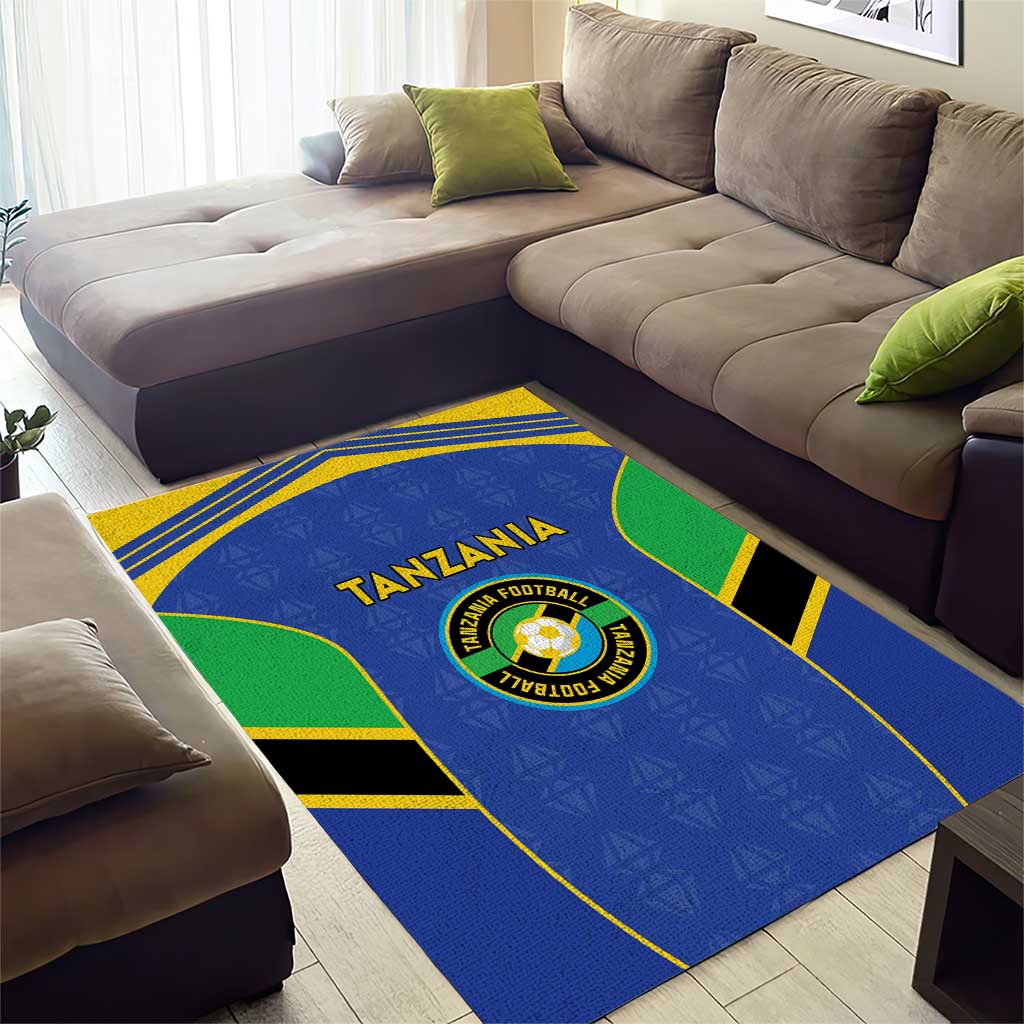 Afro Tanzania Football Area Rug Go Taifa Stars Go - African Pride