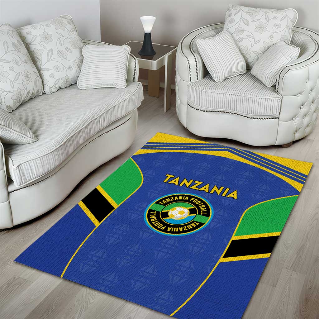 Afro Tanzania Football Area Rug Go Taifa Stars Go - African Pride