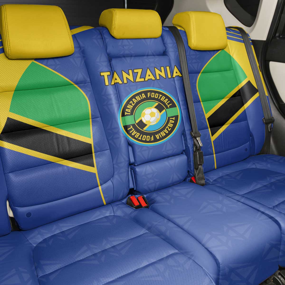 Afro Tanzania Football Back Car Seat Cover Go Taifa Stars Go - African Pride