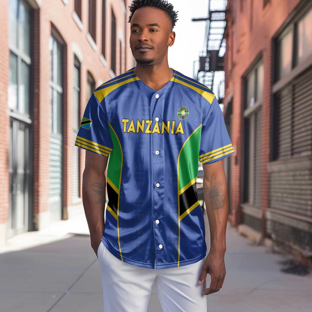Afro Tanzania Football Custom Baseball Jersey Go Taifa Stars Go - African Pride