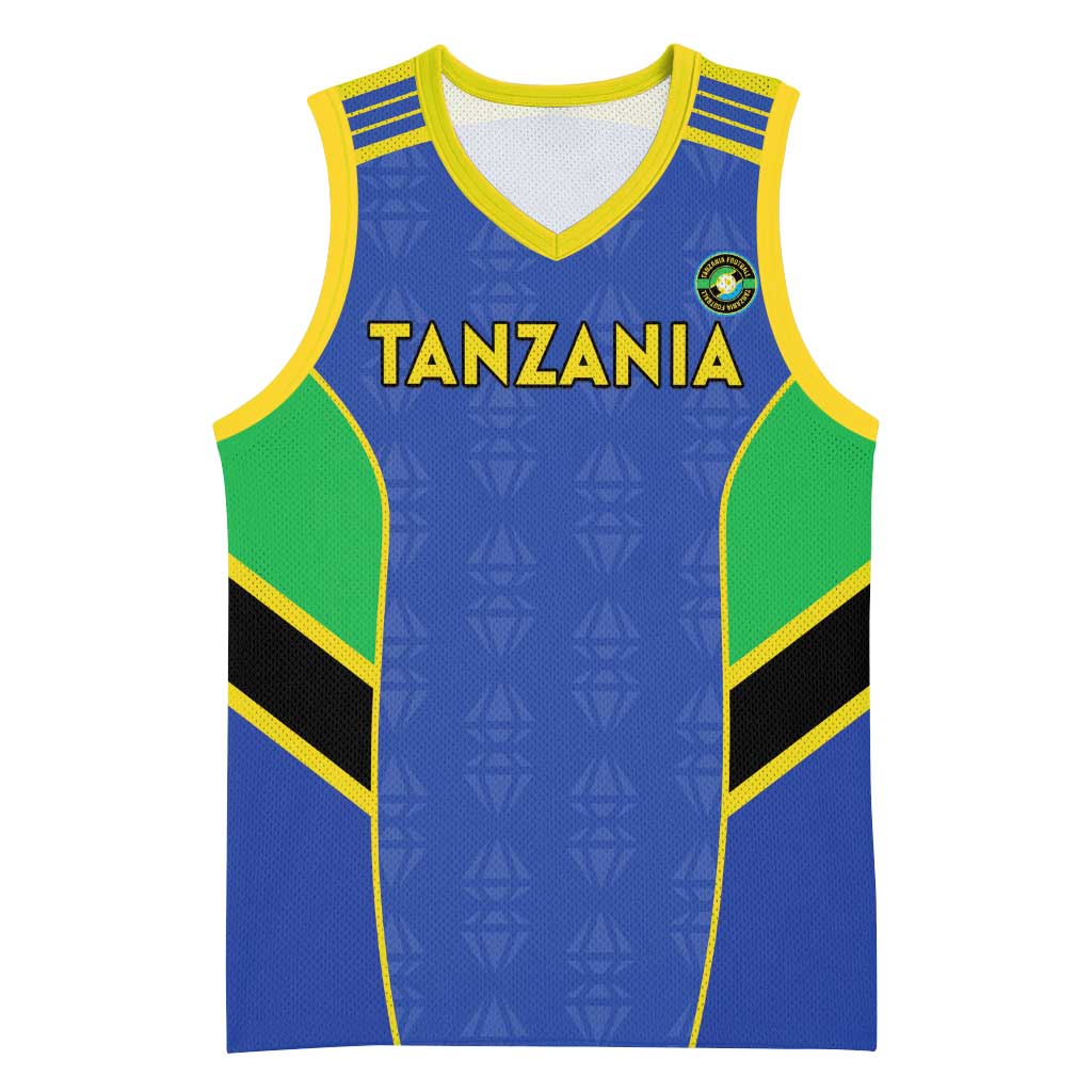 Afro Tanzania Football Custom Basketball Jersey Go Taifa Stars Go - African Pride