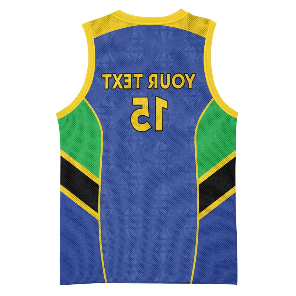 Afro Tanzania Football Custom Basketball Jersey Go Taifa Stars Go - African Pride