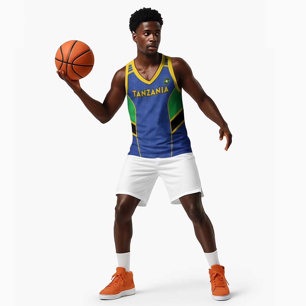 Afro Tanzania Football Custom Basketball Jersey Go Taifa Stars Go - African Pride