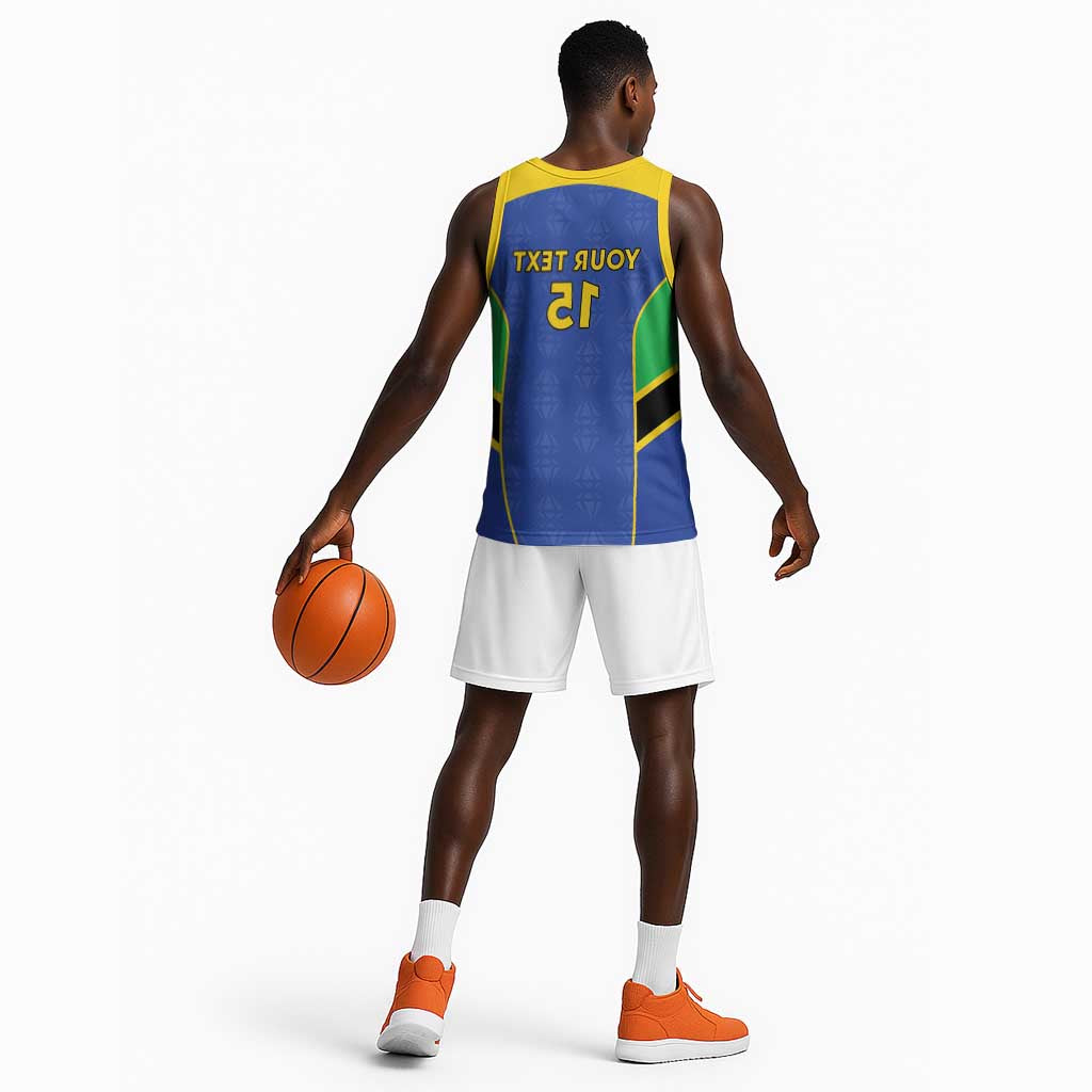 Afro Tanzania Football Custom Basketball Jersey Go Taifa Stars Go - African Pride