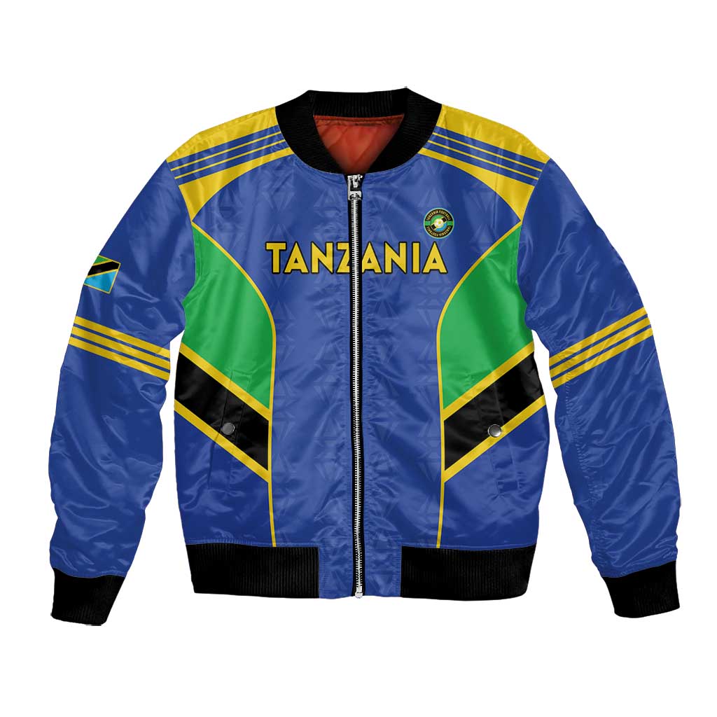 Afro Tanzania Football Custom Bomber Jacket Go Taifa Stars Go - African Pride