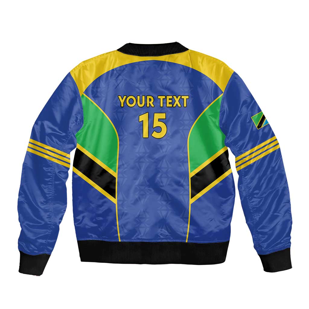 Afro Tanzania Football Custom Bomber Jacket Go Taifa Stars Go - African Pride