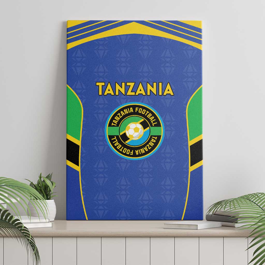 Afro Tanzania Football Canvas Wall Art Go Taifa Stars Go - African Pride