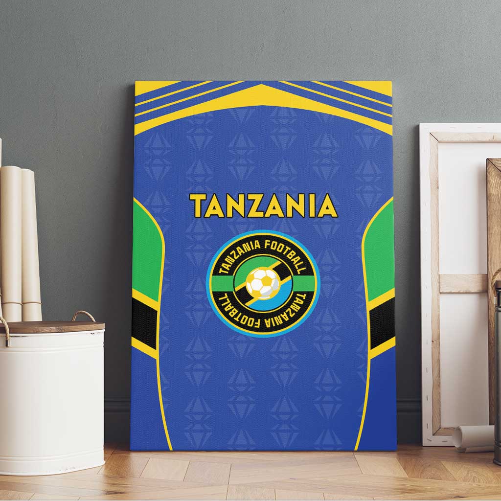 Afro Tanzania Football Canvas Wall Art Go Taifa Stars Go - African Pride