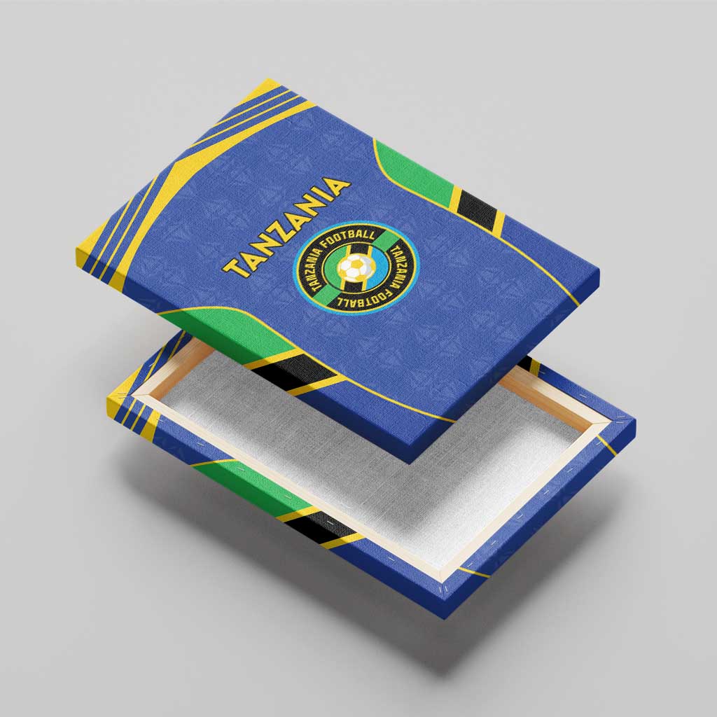 Afro Tanzania Football Canvas Wall Art Go Taifa Stars Go - African Pride
