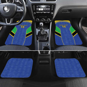 Afro Tanzania Football Custom Car Mats Go Taifa Stars Go - African Pride