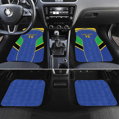 Afro Tanzania Football Custom Car Mats Go Taifa Stars Go - African Pride