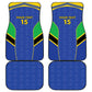 Afro Tanzania Football Custom Car Mats Go Taifa Stars Go - African Pride