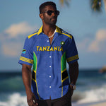 Afro Tanzania Football Custom Hawaiian Shirt Go Taifa Stars Go - African Pride
